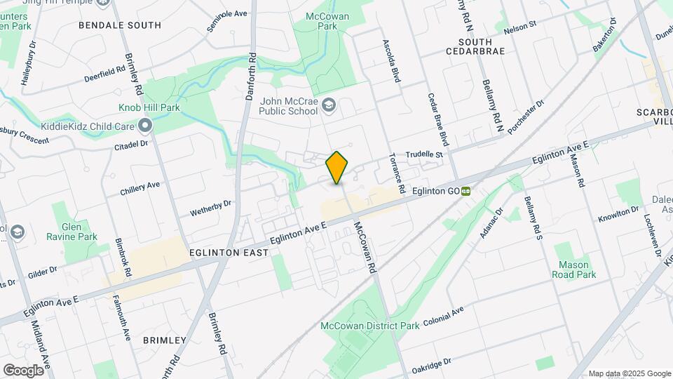 370 McCowan Rd Map and Location Details
