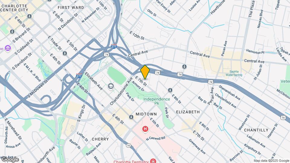 1437 E 7th St Mapa y Detalles de la Ubicación