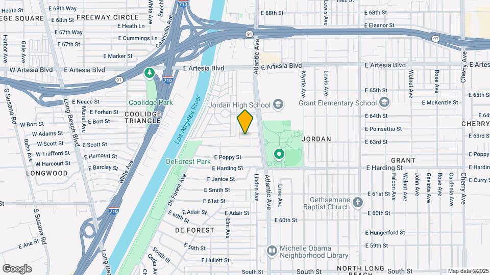 520 E Adams St Mapa y Detalles de la Ubicación
