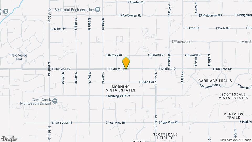 6133 E Dixileta Dr Map and Location Details