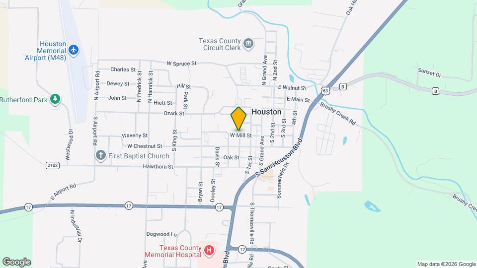 313 W Mill St Map and Location Details