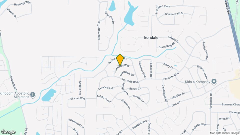 1037 Lombardy Way Map and Location Details