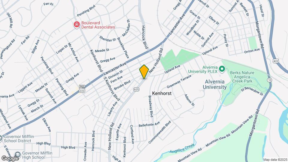 1018 New Holland Rd, Unit First Floor Map and Location Details