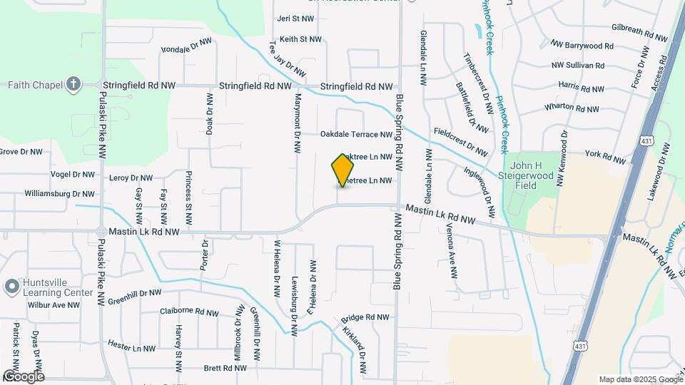 2729 Oaktree Ln NW Map and Location Details
