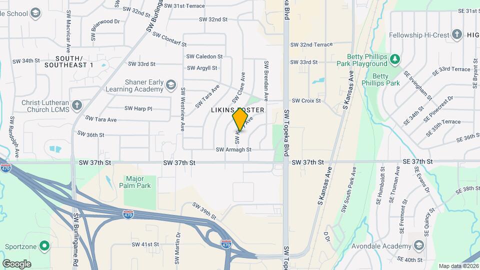 3612 SW Kerry Ave Map and Location Details