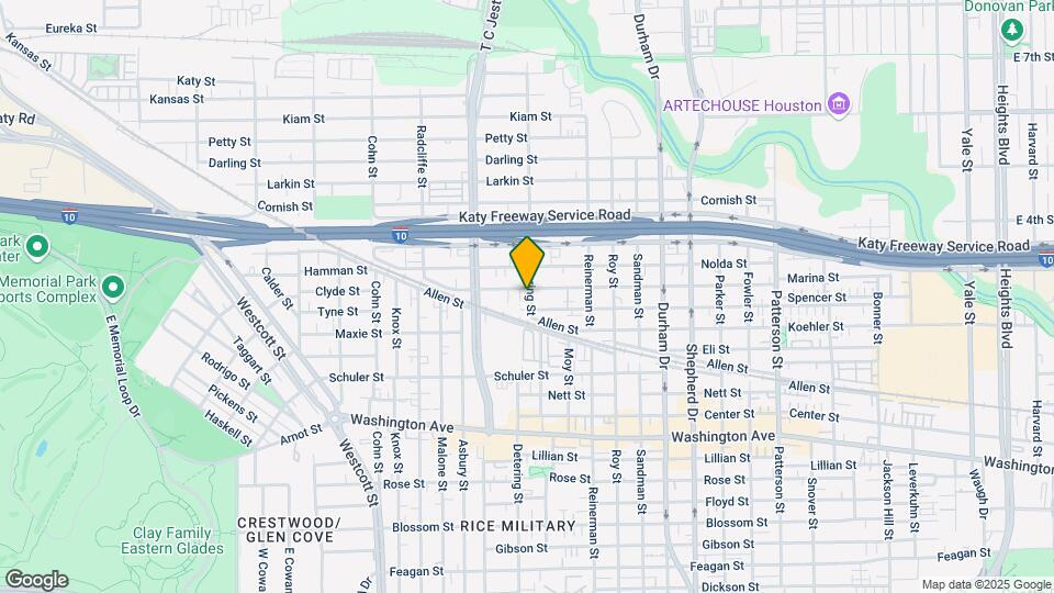 1613 Detering St Map and Location Details