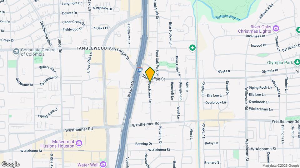 2047 Westcreek Ln Mapa y Detalles de la Ubicación