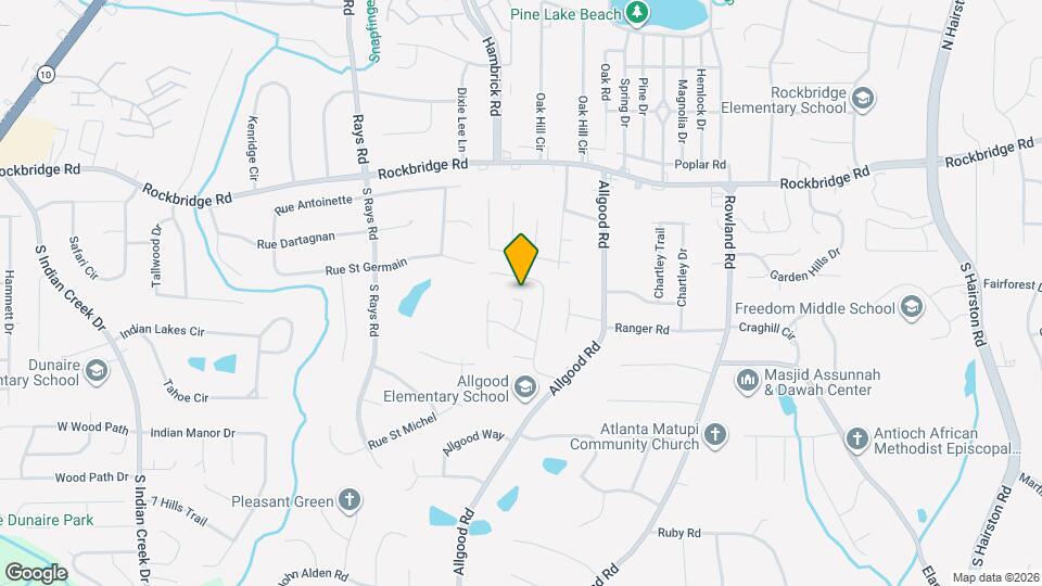 Room in House on Crestridge Ct Map and Location Details