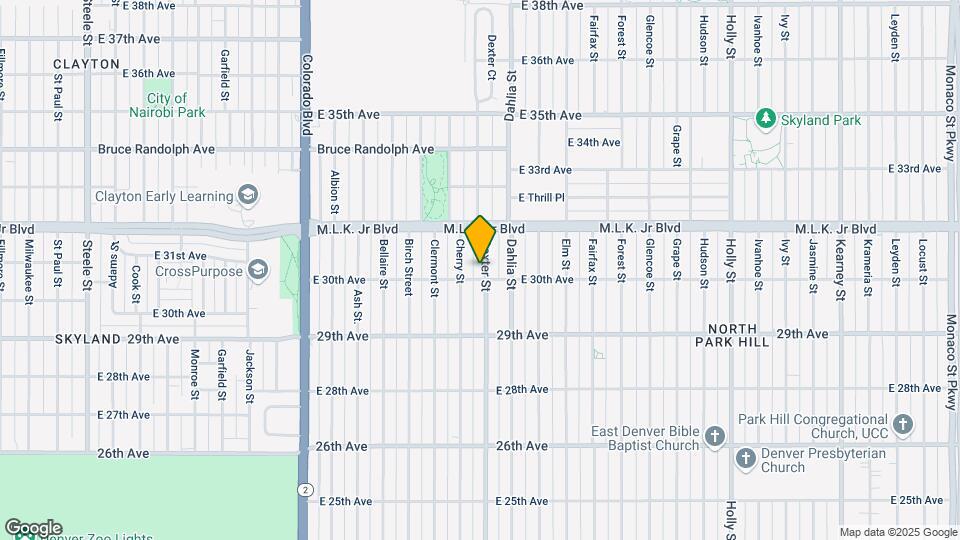 3011 Dexter St Map and Location Details