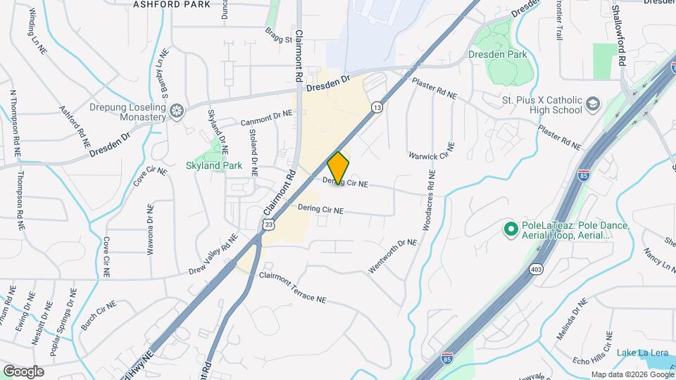 2202 Dering Cir NE Map and Location Details