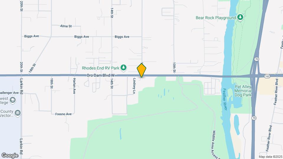 1205 Oro Dam Blvd W Mapa y Detalles de la Ubicación