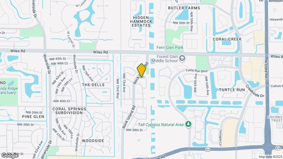 4115 NW 70th Way Map and Location Details