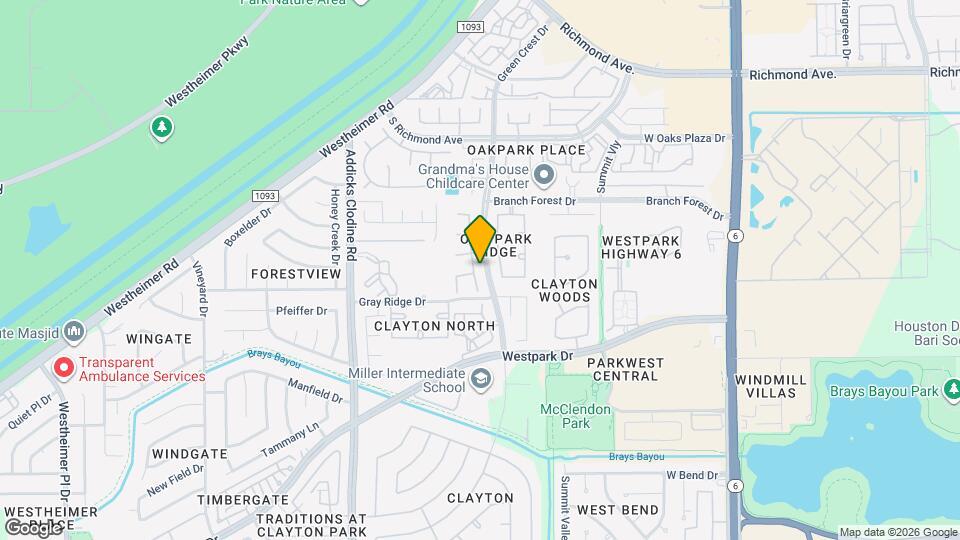 3321 Sapling Oak Dr Map and Location Details