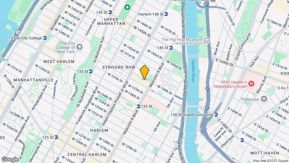 108 W 139th St Map and Location Details