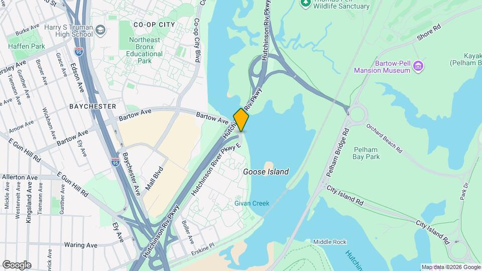 4300 Hutchinson River Pkwy E, Unit 23C Map and Location Details