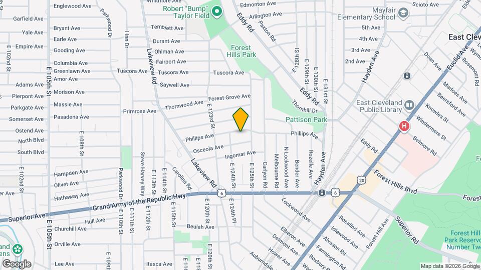 12420 Phillips Ave Map and Location Details