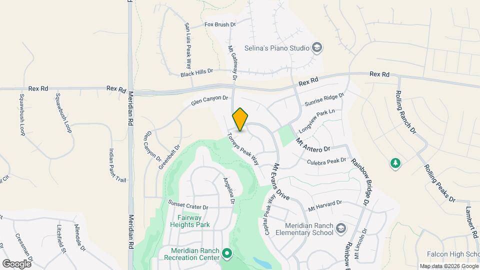 10883 Torreys Peak Way Mapa y Detalles de la Ubicación