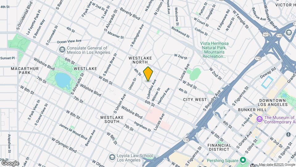 1517 W 4th St Map and Location Details