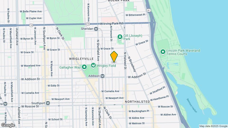 852 W Waveland Ave Map and Location Details