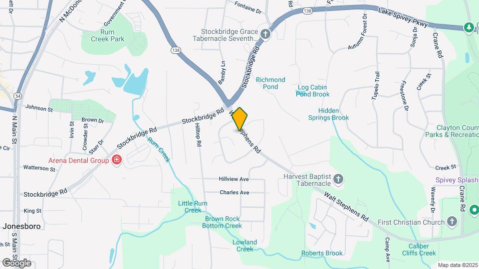 1739 Walt Stephens Rd Map and Location Details
