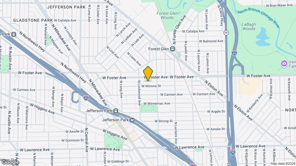 5230 W Winona St, Unit B Mapa y Detalles de la Ubicación