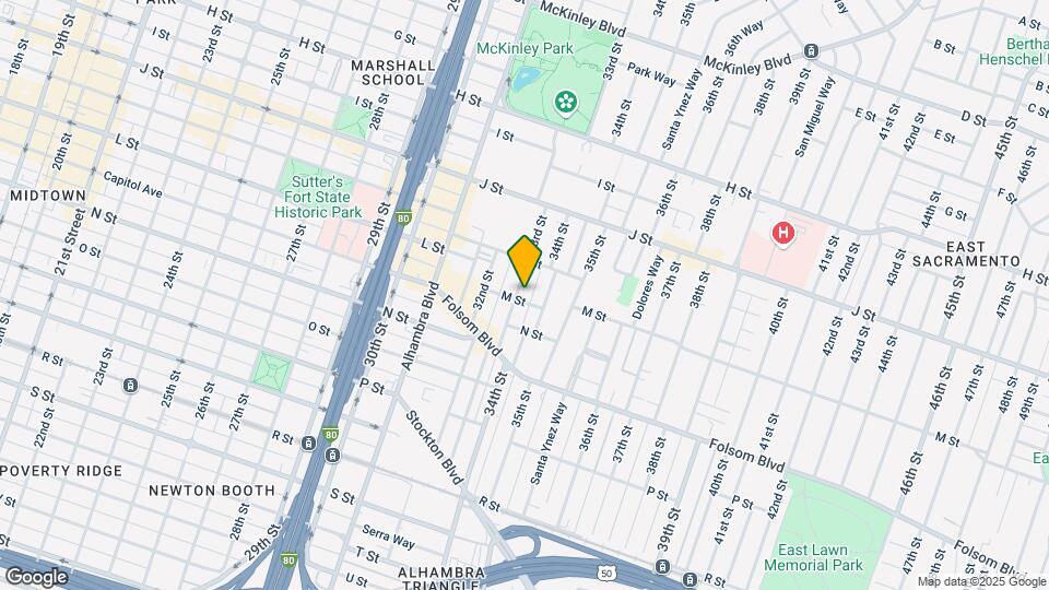 1245-1249 33rd St Map and Location Details