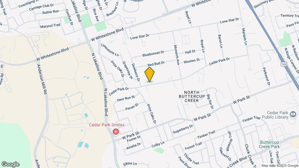 1221 Boerne Dr Map and Location Details