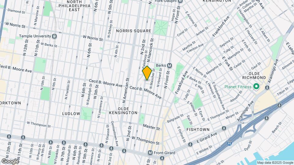 163 W Palmer St Map and Location Details