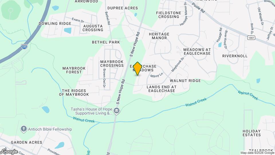 2112 Walnut Bluffs Ln Map and Location Details