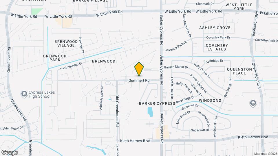 18315 Brenwood Manor Dr Map and Location Details