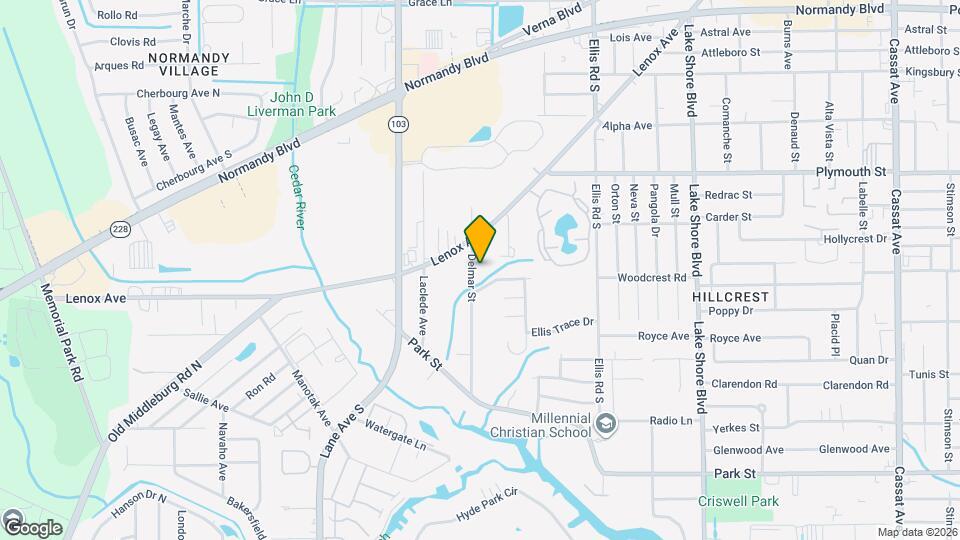 1335 Delmar St Map and Location Details