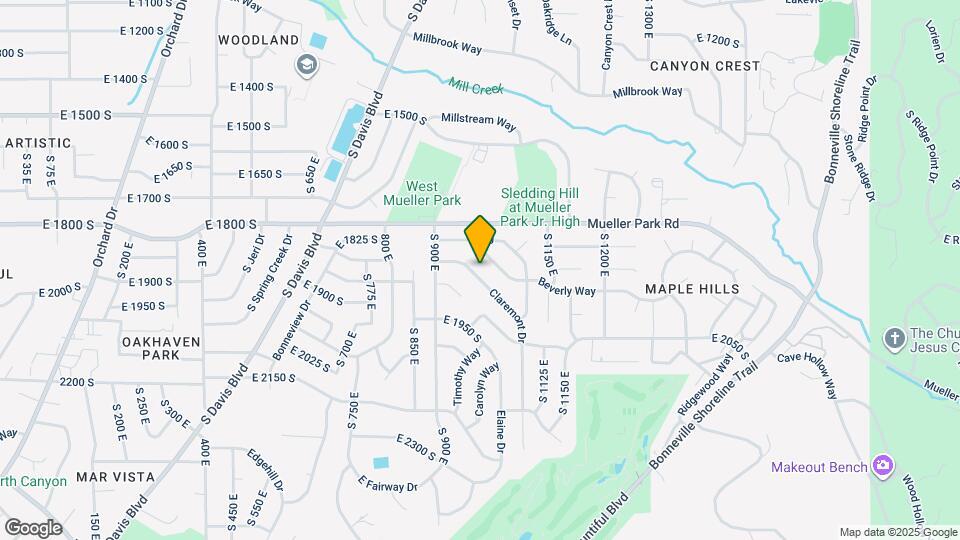 1011 Claremont Dr Map and Location Details