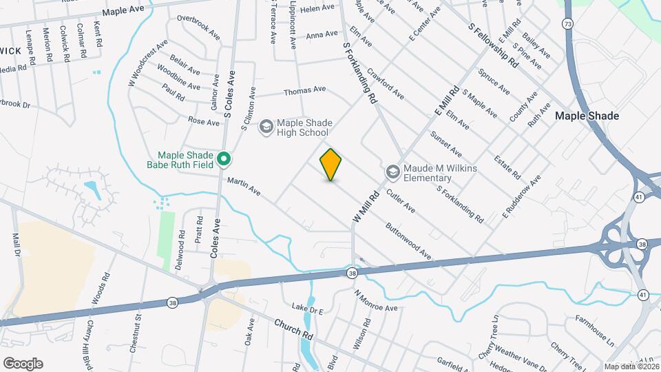 442 Buttonwood Ave Map and Location Details