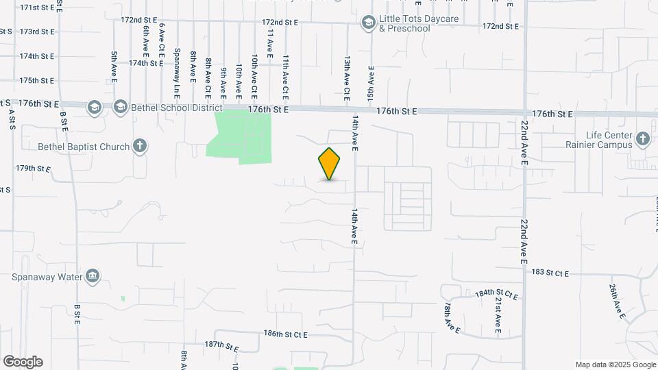 1216 179th St Ct E Map and Location Details