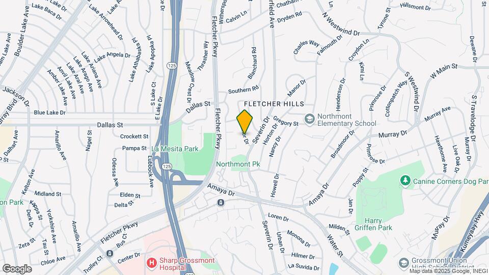6128 W Manor Dr, Unit 1 Map and Location Details