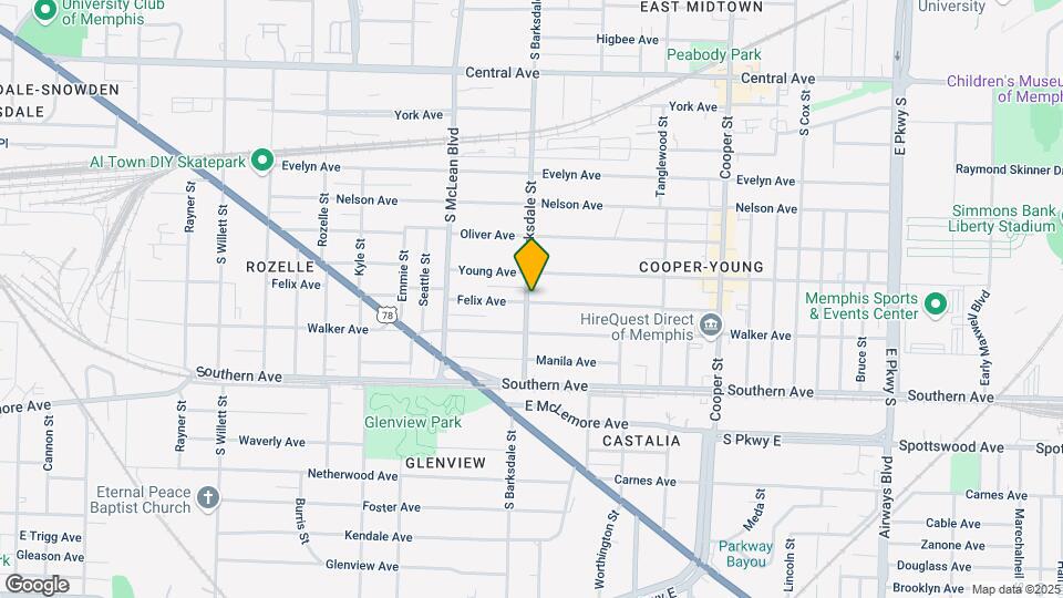 1916 Felix Ave Map and Location Details