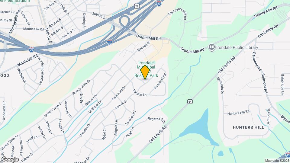 617 Princess Ln Map and Location Details