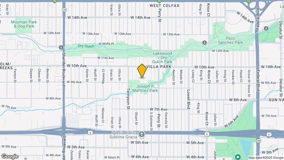 923 N Raleigh St Map and Location Details