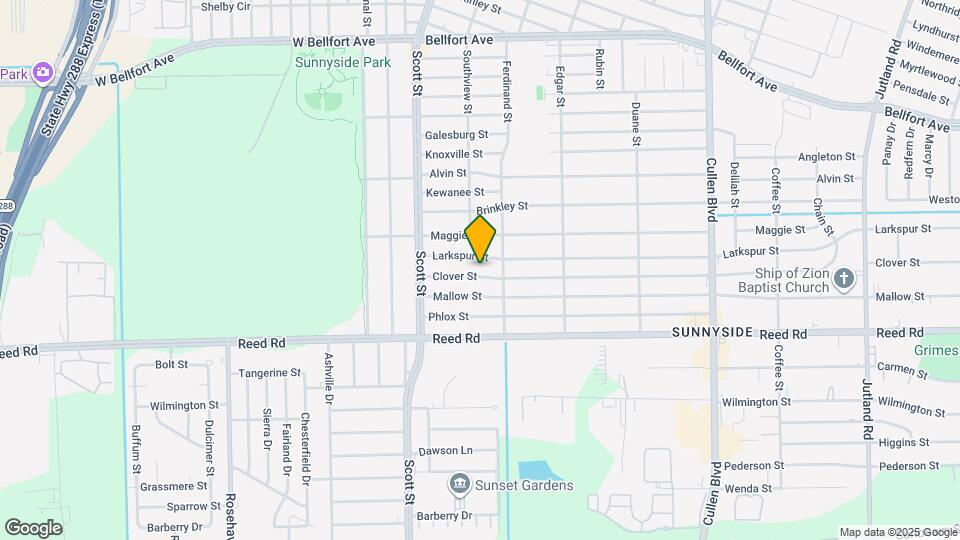 4205 Clover St Map and Location Details