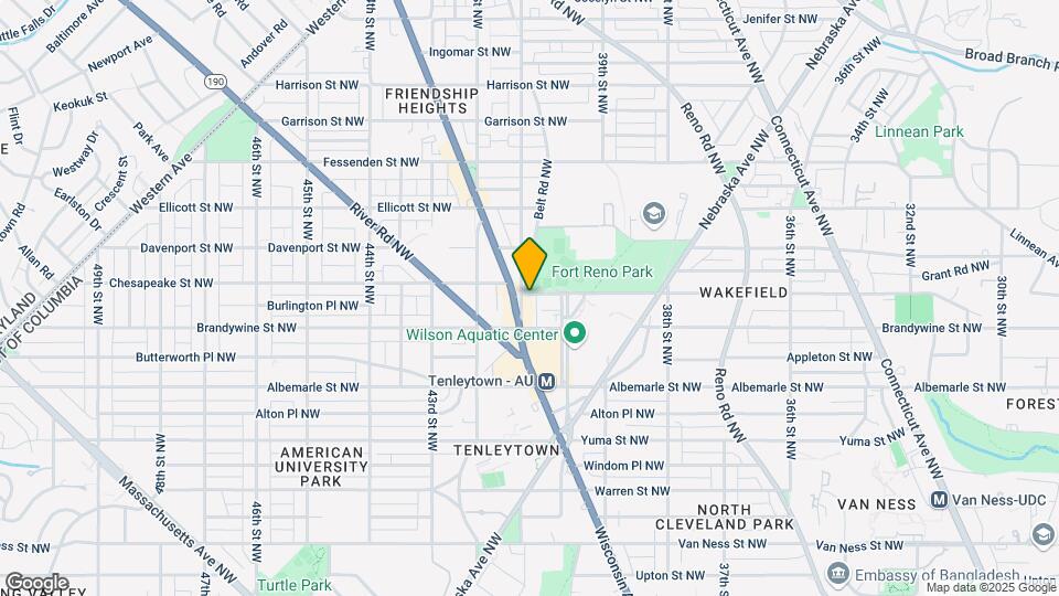 4050 Chesapeake St NW Map and Location Details