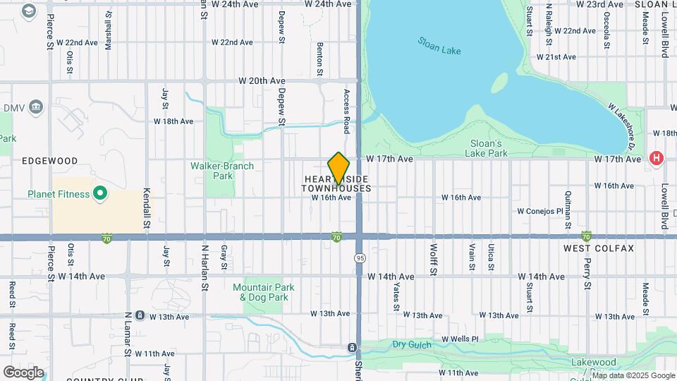 5319 W 16th Ave, Unit Slone's Lake Condo Map and Location Details