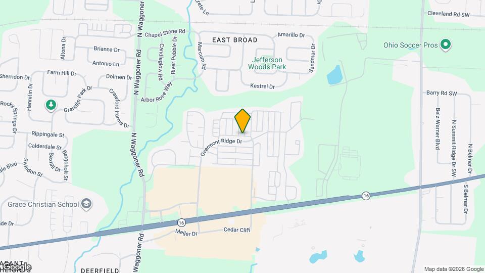 8277 Deering Oaks Dr Map and Location Details