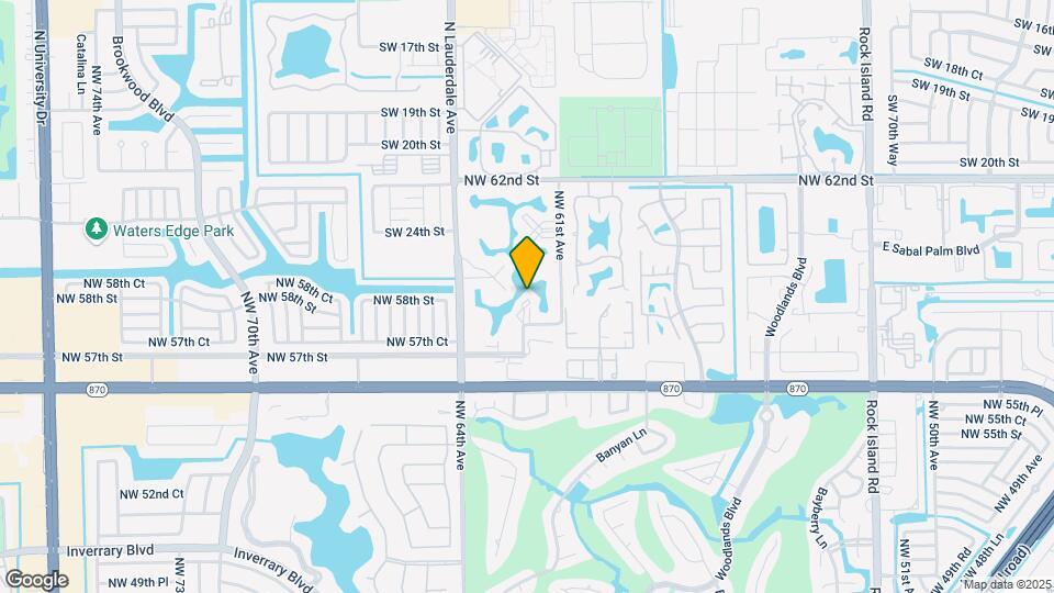 5851 NW 62nd Ave Map and Location Details