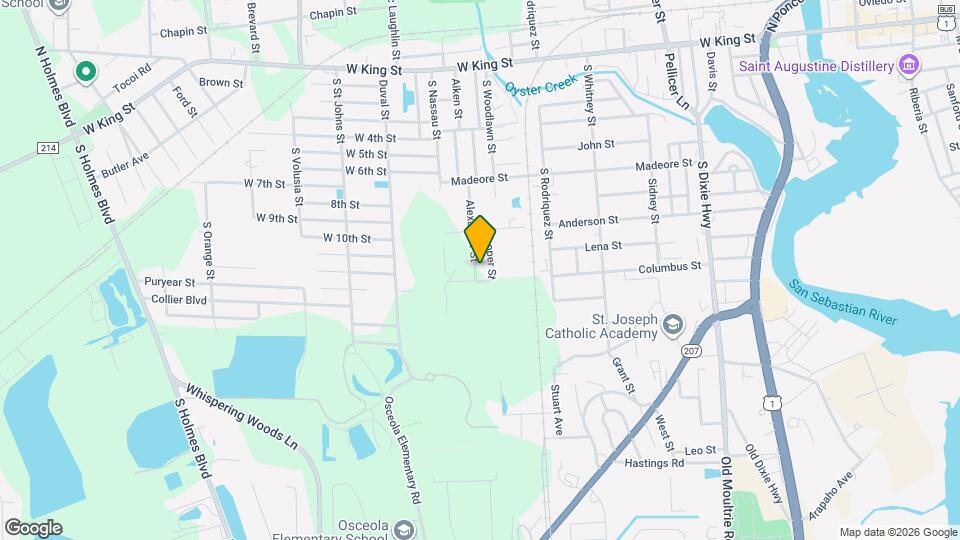 942 Alexander St Map and Location Details