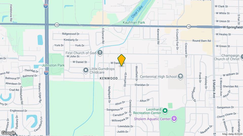 806 Oakcrest Dr Map and Location Details