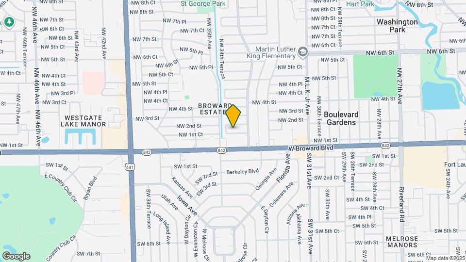 3461 NW 1st St Map and Location Details