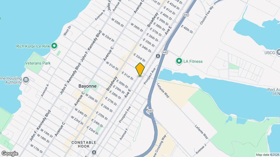 460 Ave E Mapa y Detalles de la Ubicación