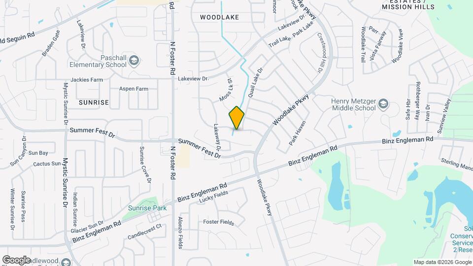 4315 Lakebend W Dr Map and Location Details