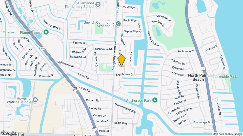 705 Tradewind Dr Map and Location Details