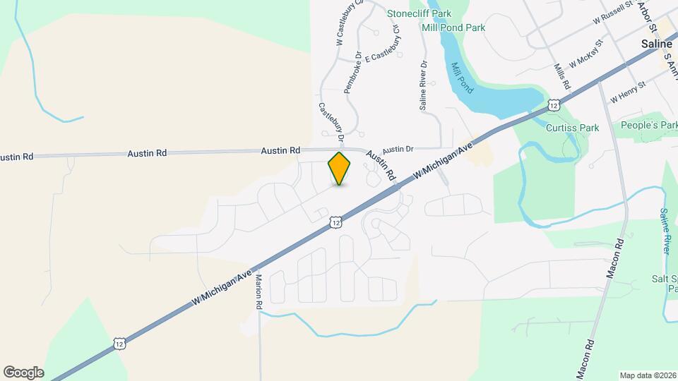 1206 Salt Springs Dr Map and Location Details